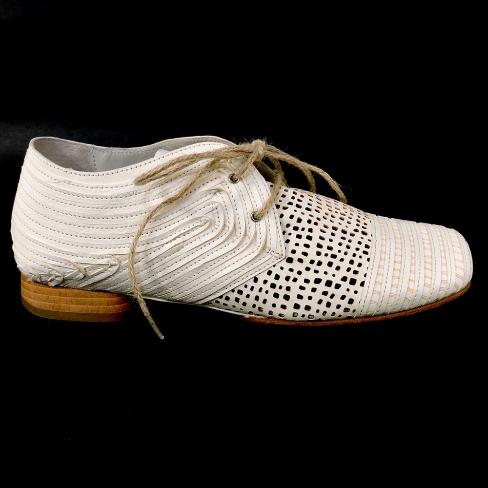 IXOS 🇮🇹 WOMEN'S BEIGE SOFT LEATHER SUMMER FASHION SHOES - Picture 4 of 8